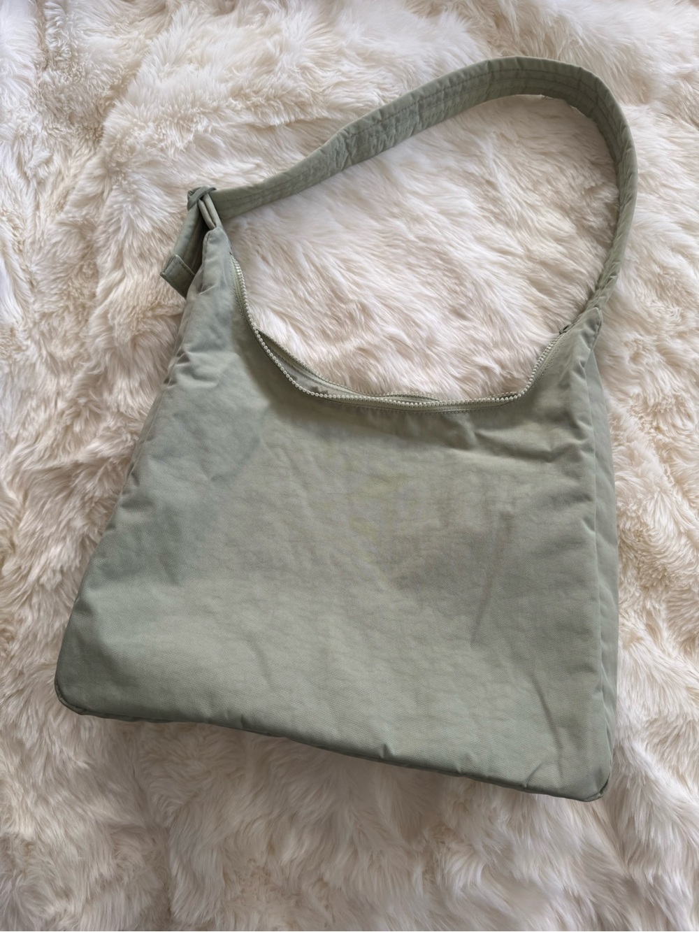 BAGGU Nylon Shoulder Bag Celadon